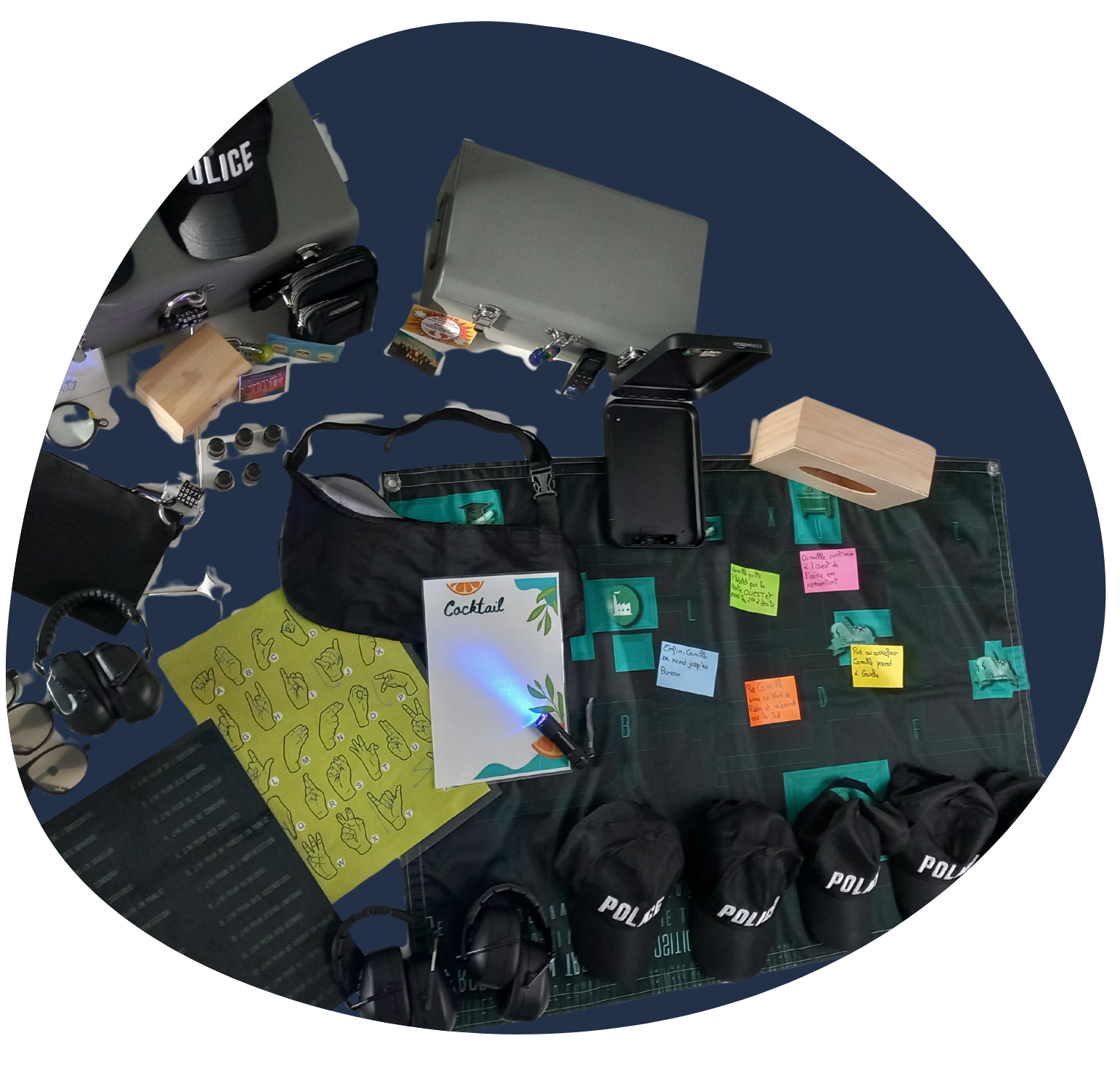 image 2 escape game Sensibilisation handicap