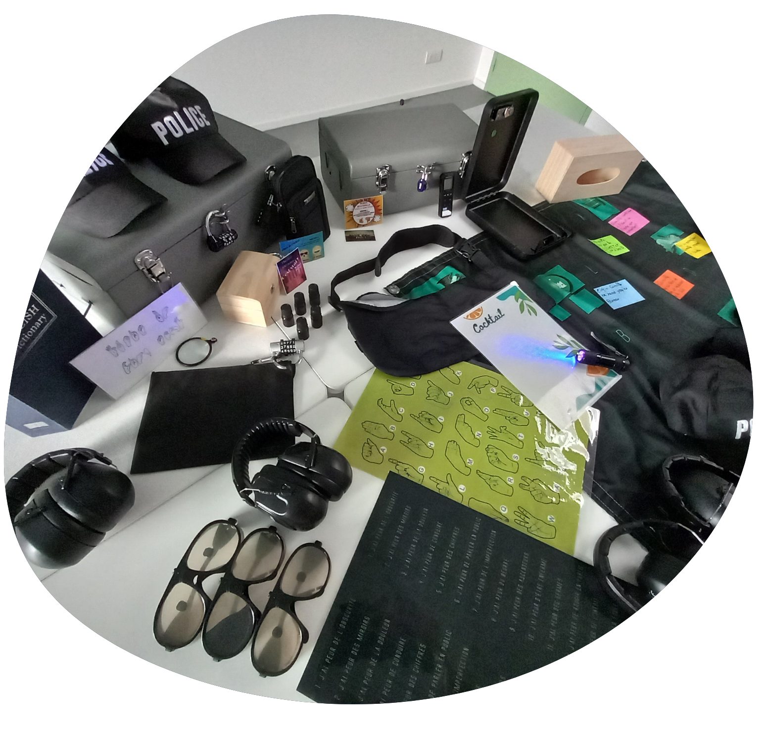 image 3 escape game Sensibilisation handicap